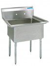 1 COMPARTMENT SINK, 21"W X 25"D X 43.24"