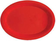 OVAL PLATTER, RED SENS, 12 X 9