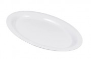 OVAL PLATTER, DIAMOND WHITE, 13.5" DIAM