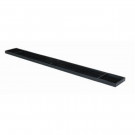 SPILL MAT, BAR RAIL, 3.25" X 27", RUBBER, BLACK