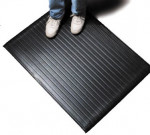 FLOOR MAT, ANTI-FATIGUE FOAM, 3' x 60' FULL ROLL, BLACK, BY FT