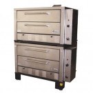 DOUBLE STACK PIZZA OVEN, GAS DECK